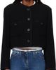 TONYWACK TONYWACK Black Tweed Cropped Wool Jacket - 1