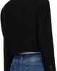 TONYWACK TONYWACK Black Tweed Cropped Wool Jacket - 3