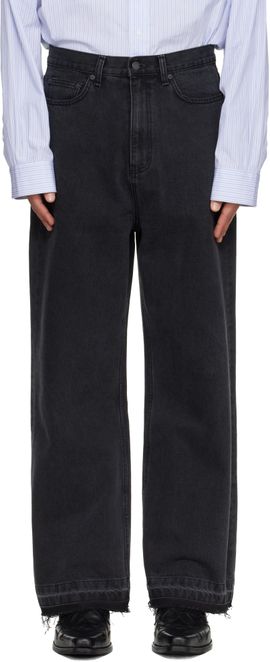 TONYWACK TONYWACK Black Wide-Leg Jeans