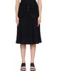TONYWACK TONYWACK Black Wool Double-Layered Midi Skirt - 1