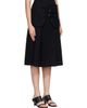 TONYWACK TONYWACK Black Wool Double-Layered Midi Skirt - 2