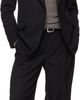 TONYWACK TONYWACK Black Wool Double-Pleated Wide Trousers - 5