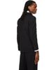 TONYWACK TONYWACK Black Wool Twill Double-Breasted Blazer - 3