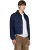 TONYWACK TONYWACK Blue Cord-Collar Denim Trucker Jacket - 2