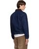 TONYWACK TONYWACK Blue Cord-Collar Denim Trucker Jacket - 3