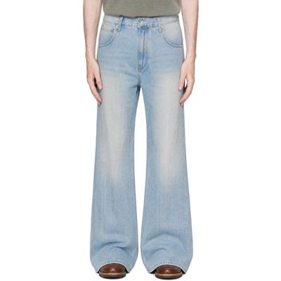 TONYWACK TONYWACK Blue Flared-Leg Denim Jeans