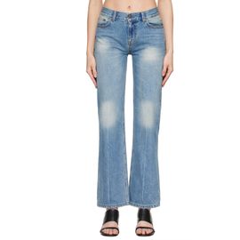 TONYWACK TONYWACK Blue Low-Rised Straight Classic Jeans