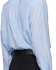 TONYWACK TONYWACK Blue Striped Lyocell Shirt - 3