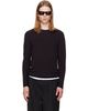 TONYWACK TONYWACK Brown & Navy Merino Wool Essential Stripe Sweater - 1