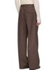 TONYWACK TONYWACK Brown Melange Wool Wide-Leg Pleated Trousers - 3