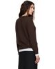 TONYWACK TONYWACK Brown Superfine Wool Layered V-Neck Sweater - 3