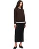TONYWACK TONYWACK Brown Superfine Wool Layered V-Neck Sweater - 4