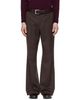 TONYWACK TONYWACK Brown Wool Blend Flared Trousers - 1