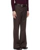 TONYWACK TONYWACK Brown Wool Blend Flared Trousers - 2