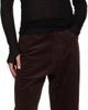 TONYWACK TONYWACK Burgundy Corduroy Loose Flared Trousers - 4