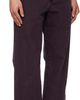 TONYWACK TONYWACK Burgundy Garment Dyed Cotton Straight Trousers - 2
