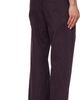 TONYWACK TONYWACK Burgundy Garment Dyed Cotton Straight Trousers - 3