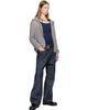 TONYWACK TONYWACK Gray Light Wool Zip Hoodie - 4
