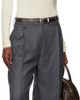 TONYWACK TONYWACK Gray Pleated Wool Tailored Trousers - 5