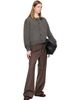 TONYWACK TONYWACK Gray Shetland Wool Raw Cardigan - 4