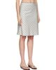 TONYWACK TONYWACK Gray Silk Stripes Midi Skirt - 2