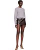 TONYWACK TONYWACK Gray Superfine Wool Commando V-Neck Sweater - 4