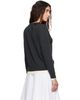 TONYWACK TONYWACK Gray Superfine Wool Layered V-Neck Sweater - 3