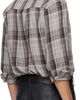 TONYWACK TONYWACK Gray Washed Cotton Blend Check Shirt - 3