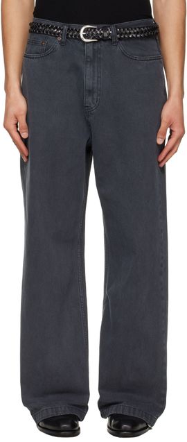 TONYWACK TONYWACK Gray Wide-Leg Jeans