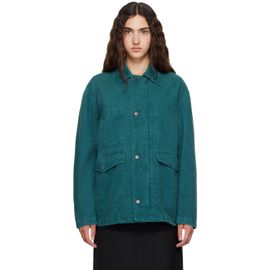 TONYWACK TONYWACK Green Brushed Cotton Barn Jacket