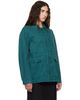 TONYWACK TONYWACK Green Brushed Cotton Barn Jacket - 2