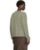 TONYWACK TONYWACK Green Brushed Mohair V-neck Cardigan - 3
