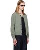 TONYWACK TONYWACK Green Shetland Wool Raw Cardigan - 2