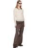 TONYWACK TONYWACK Off-White Sheer Wool Ribbed Knit Sweater - 4