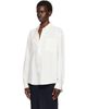 TONYWACK TONYWACK Off-White Silk Crêpe Shirt - 4