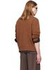 TONYWACK TONYWACK Tan Brushed Shaggy Dog V-Neck Sweater - 3
