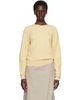 TONYWACK TONYWACK Yellow Superfine Wool Commando V-Neck Sweater - 1