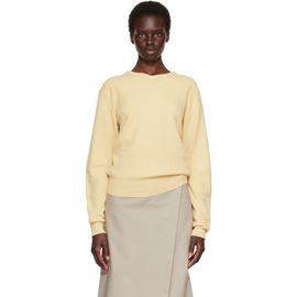 TONYWACK TONYWACK Yellow Superfine Wool Commando V-Neck Sweater