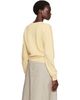 TONYWACK TONYWACK Yellow Superfine Wool Commando V-Neck Sweater - 3