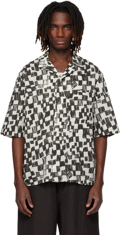 Toogood Toogood Beige & Black 'The Landscaper' Shirt