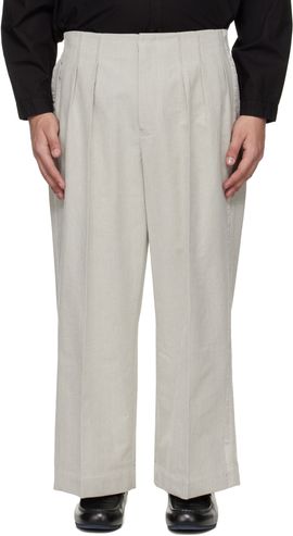 Toogood Toogood Off-White 'The Magician' Trousers