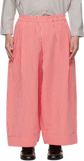 Toogood Toogood Red & Pink 'The Baker' Trousers