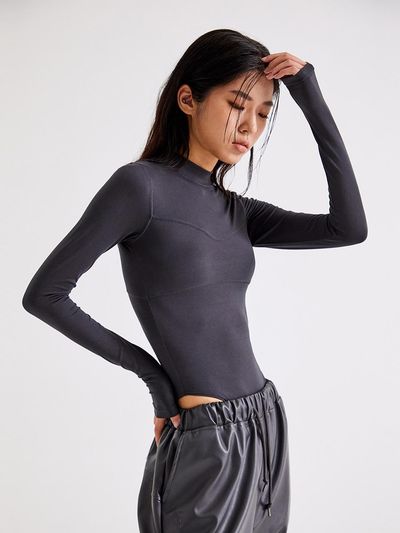 TOPGIRL BUST OUTLINE BODYSUIT_T226BS304(CG)