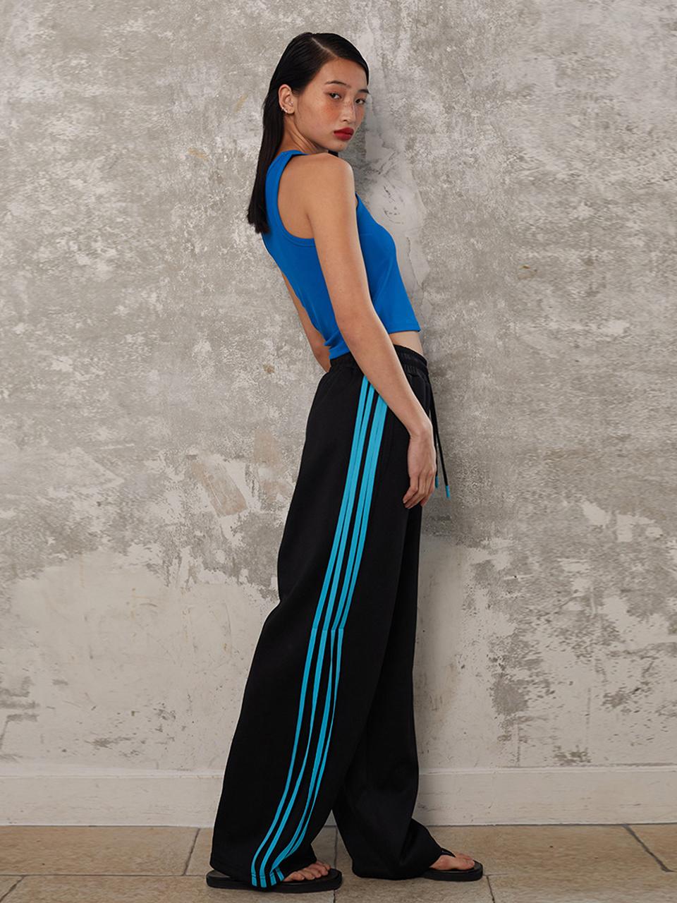 TOPGIRL FOUR STRINGS WIDE PANTS - TG SIGNATURE_T316BT701(B