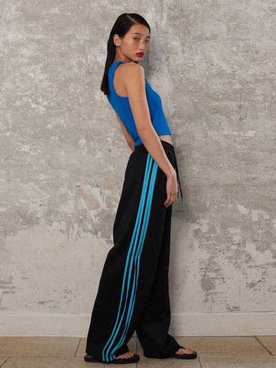 TOPGIRL FOUR STRINGS WIDE PANTS - TG SIGNATURE_T316BT701(B