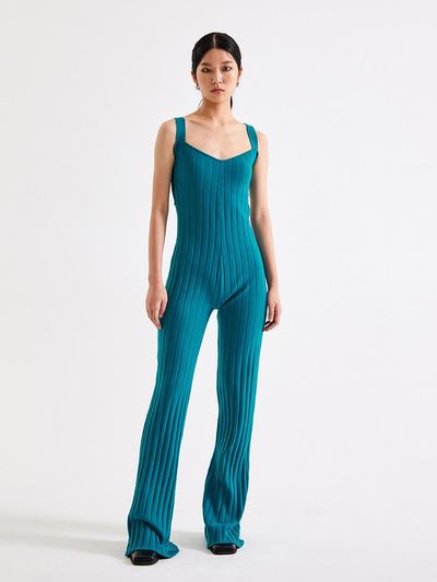 TOPGIRL OVERALL KNIT JUMPSUIT_T226BS300(MB)