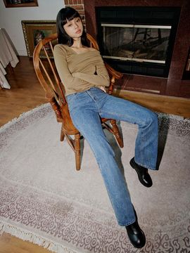 TOPGIRL PREMIUM SEMI BOOTCUT JEANS_T226DE401