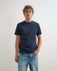 Topman Topman 3 pack classic fit t-shirt in navy, khaki and stone-MULTI - 2