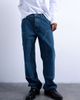Topman Topman baggy carpenter jeans in mid wash-Blue - 2