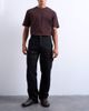 Topman Topman baggy carpenter jeans in raw black - 1